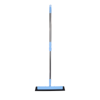 单个扫把(蓝色) 厕所刮水器扫把家用头发清理神器地板吸拖把水刮地刮卫生间瓷砖挂