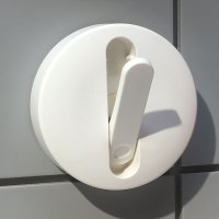 白色吸盘挂钩1个装7.1*7.1*2.1 宜家国内代购强力真空吸盘挂钩免打孔浴室无痕粘钩墙壁门后毛巾粘