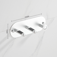 质感银 适用戴森吹风机支架免打孔挂架浴室收纳架卫生间置物架电吹风架子