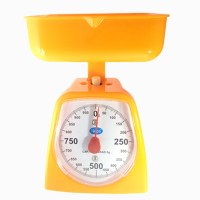 方称1公斤[颜色随机] 台秤教学克小型食物小型用称小号称秤秤称盘学生用家用学生电子