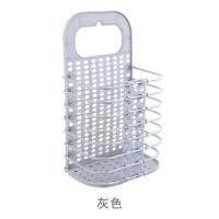 灰色送挂钩 创意家居卫生间用品用具大全家用小百货浴室厕所壁挂式收纳置物架