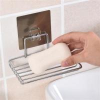 单层 免打孔卫生间放肥皂盒的香皂壁挂F架盒子吸盘置物架吸壁式浴室