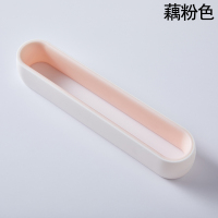 藕粉 浴室毛巾架墙壁挂式厕所门后免打孔鞋架沥水置物架卫生间收纳神器