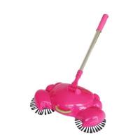 红色 萌洁宝家用手推式扫地机不用电吸尘器伸缩杆扫把