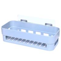 单个装(颜色随机) 厨房神器洗菜盆沥水篮无痕贴水槽可壁挂塑料海绵架长方形置物架子