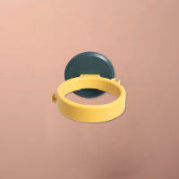 1个装-黄色 吹风机置物架卫生间浴室墙上免打孔壁挂洗漱台电吹风收纳风筒架子