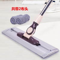 铝合金平板拖-银色带2布 长方形胶棉拖把桶多功能提水桶平板拖把清洗桶家用加厚手提桶洗。