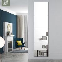 超清直角22*22四片+贴胶 全身镜无框穿衣镜贴墙全身镜粘贴卫浴镜子舞蹈化妆组合镜试衣镜子