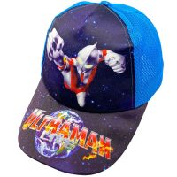 超人奥特网帽（蓝色 帽围52-54岁（建议3-8岁 赛罗奥特曼超人帽子儿童遮阳网孔透气鸭舌帽男孩夏天帅气休闲帽潮