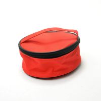 红色 不锈钢餐具套装单人装折叠勺筷双层隔热碗户外野营便携碗包学生用