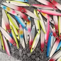 无钩裸片(颜色随机发) 10克(十只装) 小铁板路亚饵远投假饵海钓淡水VIB亮片仿真拟饵专攻鲈鱼翘嘴鳜鱼