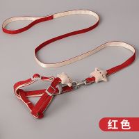 红色牵引绳 S码(3-8斤左右) 猫咪外带绳牵引绳狗链猫链小型中型犬小狗遛狗绳胸背带宠物用品