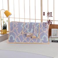 诚信诚意[包边---枕巾] 50cm*80cm包边款( 一只装) 老粗布枕巾全棉老粗布枕头巾盖巾吸汗透气单人大人成人5