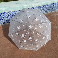 熊猫头款 可爱超萌熊猫透明雨伞雨具遮阳防晒防潮自动长柄伞居家日用送朋友