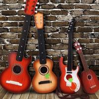 35CM尤克里里[随机颜色/无赠品] 儿童吉他玩具可弹奏仿真迷你尤克里里乐器琴男女宝宝音乐小吉他它