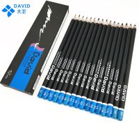 大卫素描铅笔 2H（12支） 大卫David黑杆铅笔高级素描铅笔艺考用绘画碳铅马利速写炭笔盒装