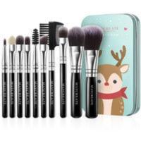 10件套化妆刷 10支装化妆刷套装全套套刷包初学工具眼影刷子散粉刷眉刷唇彩刷子