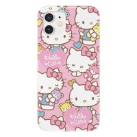 12mini 全包光面(摄影头凸出保护) 原创三丽鸥可爱粉色KittyiPhone12promaxmatenova7/8