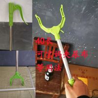 16粗新款全塑40长 垃圾夹拾物器环卫夹垃圾钳捡拾器便携环卫夹用品取家用长柄取物器