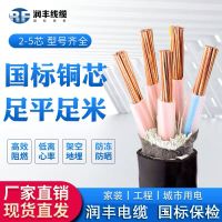YJV VV 不带凯装 YJV 2*10(1米) 电力电缆YJV2 3 4 5芯10平方16铜芯25硬线35架空动力三相