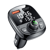 M16B双屏数显QC3.0快充 现代车载蓝牙MP3播放器接收器汽车音乐点烟器充电器快充听歌神器