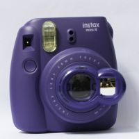 自拍镜7S/7C/8/9通用紫色 富士一次成像拍立得mini7s/7c/8/9相机专用自拍镜/近摄镜/特写