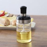 黑色(1个) 防尘硅胶玻璃瓶油刷耐高温软毛食用抹油刷子厨房烙饼烧烤控油神器