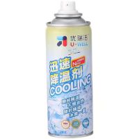 一瓶装260ml 优瑞杰降温剂优瑞洁降温喷雾车内室内迅速降温干冰喷雾制冷剂