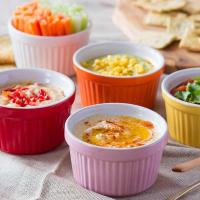 随机颜色4个舒芙蕾碗 10个钵仔糕碗舒芙蕾布丁慕斯杯烘焙模具小陶瓷迷你冰淇淋蒸蛋碗扁