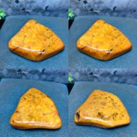 220克8-7.5-2厘米 天然黄蜡石晒台原奇头鱼缸园林观赏造景沉木黄喉乌龟苗发色晒背台