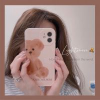 小熊BORING BEAR-侧边爱心 苹果SE (2020) 可爱小熊苹果11手机壳iPhone12promax保护套x