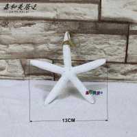 五指星(白色) 海星地中海仿真树脂五指挂件六角六指星家居墙壁装饰海洋沙滩壁饰