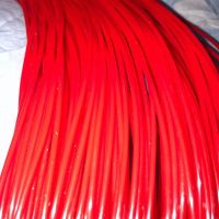 中国红 一斤装(不推荐) 手工塑料编织藤条软带PE仿藤实心圆彩藤DIY编织篮子筐子果盘材料