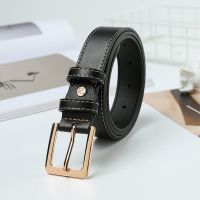 001款黑色[宽2.8cm] 90cm(60-90斤)按160高算 ins皮带男学生韩版潮流社会小伙腰带男学生简约百搭年
