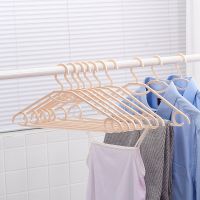 成人衣架5个装淡黄色 晾袜子衣架多夹子晒衣架多功能收纳神器家用凉衣架婴儿衣撑架子