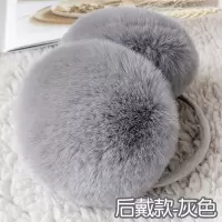 灰色【后戴式】 耳罩冬季保暖耳套护耳罩女耳包冬可爱韩版耳捂骑车学生可折叠毛绒