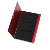 3SD红色 sd卡盒子收纳盒 sim卡盒收纳盒内存卡包 nano/cf手机卡盒子