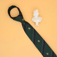 F-03皇冠绿色领带 日系学院风JK领带领结女领花格子制服校服蝴蝶结女生衬衫小领带