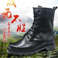 四季单款靴[带钢头]送礼品 35 靴子男皮靴户外靴子秋冬季加绒保暖高帮羊毛登山鞋男士保安棉鞋