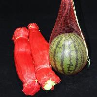 35cm红色带绳50条 普通款(装3斤以下) 大棚吊西瓜网兜吊瓜网兜袋香瓜哈密瓜网袋加厚带绳网眼袋子