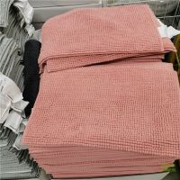粉红色 40x60cm IKEA宜家托夫波浴室地垫防滑垫脚垫门垫吸水地毯地巾柔软绒毛济南