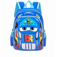 666-95汽车-天蓝 幼儿园儿童小书包宝宝蛋壳包蜘蛛侠硬壳书包2-3-4岁双肩包小背包