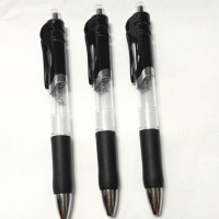 20个按动 笔壳 办公通用按动中性笔笔壳弹簧笔壳水笔笔壳通用按动替芯笔壳黑色