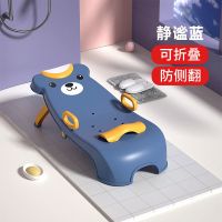静谧蓝【小号0-3岁】 洗头椅 儿童洗头躺椅可折叠洗头神器婴儿家用小孩坐洗发宝宝洗头发床凳子