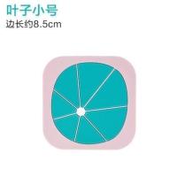 1个小号叶子 风隔热垫硅胶防烫垫餐桌垫卡通少女心家用杯垫砂锅垫子碗盘垫北欧