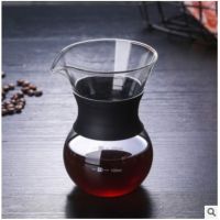 200ml 耐热玻璃手冲咖啡壶分享壶套装家用防手冲滴滤式不锈钢过滤