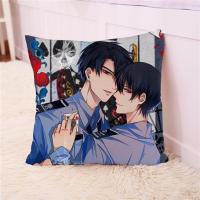 1 35x35韩国缎迷你双面含枕芯 破云2吞海严峫江停周边抱枕枕淮上坐靠