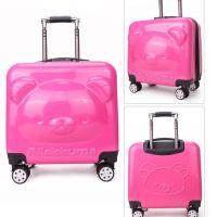 20寸小熊粉色 黄人儿童行李箱18寸20寸学生密码箱宝宝卡通登机箱小孩万向轮