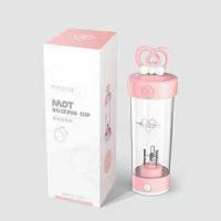 粉色电动搅拌 菩萨心肠deslim益生菌的搭档 电动搅拌杯