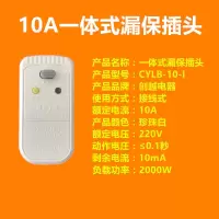 10A一体漏保插头(负载2kw) 蝎子灯紫光灯超亮强光专用捕蝎灯照捉蝎子紫外线可充电手电筒